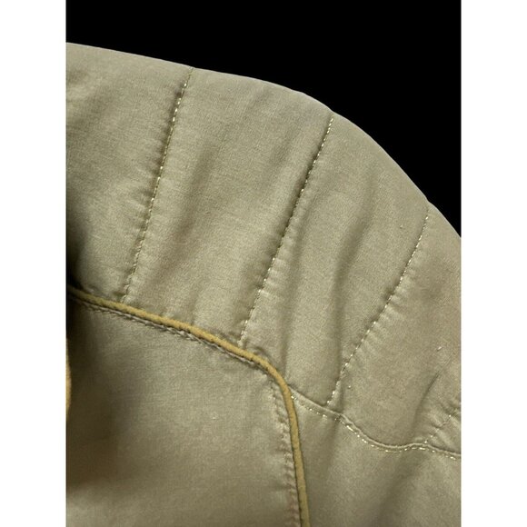 VTG SERGIO VALENTE SNAP UP ORANGE KHAKI TRENCH SPY DOWNTOWN TRENCH RETRO COAT SM - Picture 8 of 14